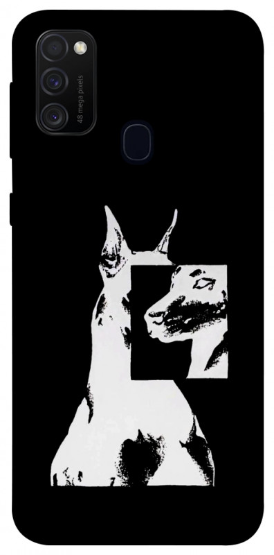 Чехол itsPrint Look для Samsung Galaxy M30s / M21, black, купить оптом с доставкой