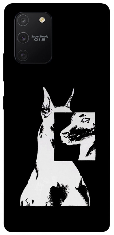 Чехол itsPrint Look для Samsung Galaxy S10 Lite, black, купить оптом с доставкой