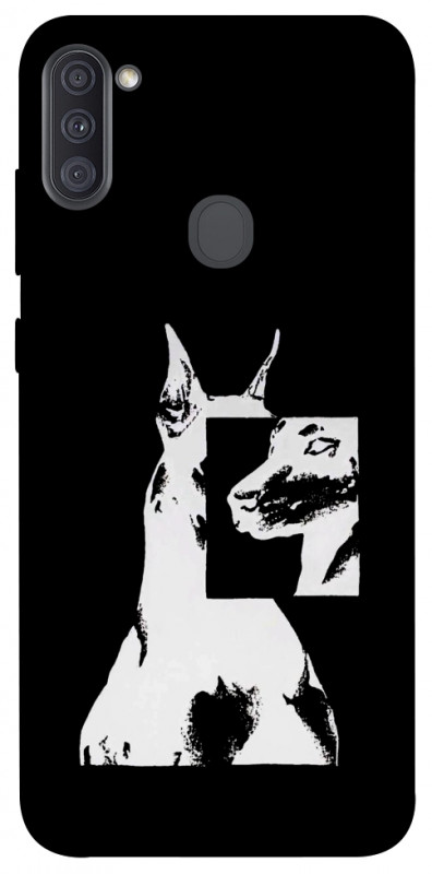 Чехол itsPrint Look для Samsung Galaxy A11, black, купить оптом с доставкой