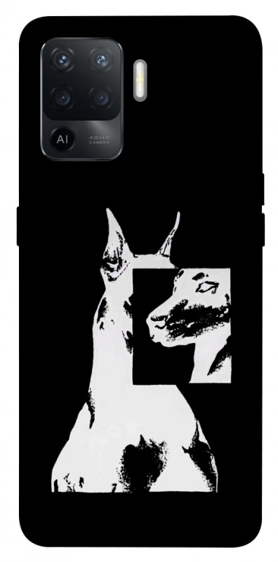 Чехол itsPrint Look для Oppo Reno 5 Lite, black, купить оптом с доставкой