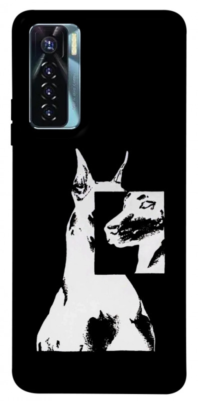 Чехол itsPrint Look для TECNO Camon 17 Pro, black, купить оптом с доставкой
