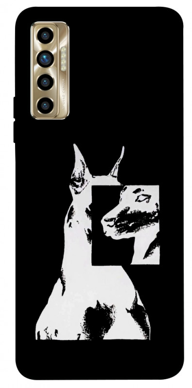 Чохол itsPrint Look для TECNO Camon 17P, black, купити оптом з доставкою