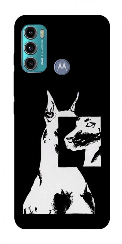 Чохол itsPrint Look для Motorola Moto G60, black, купити оптом з доставкою