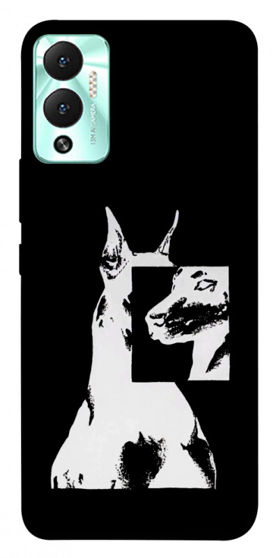 Чехол itsPrint Look для Infinix Hot 12 Play, black, купить оптом с доставкой