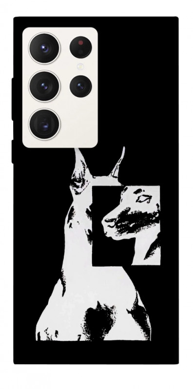 Чехол itsPrint Look для Samsung Galaxy S23 Ultra, black, купить оптом с доставкой