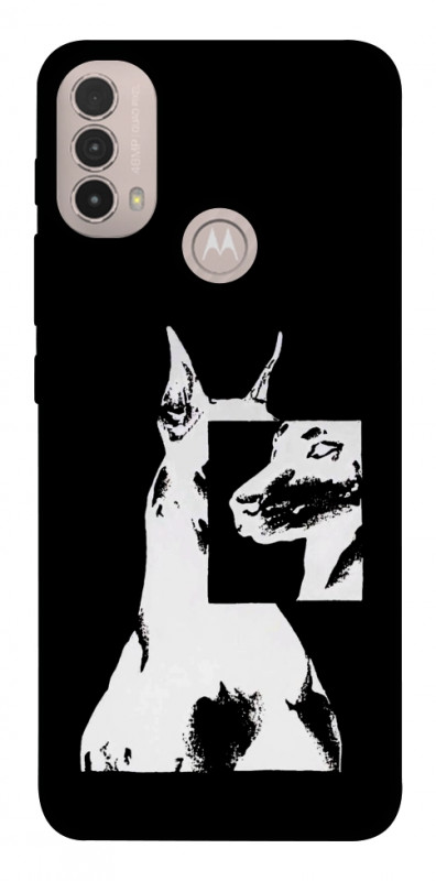Чехол itsPrint Look для Motorola Moto E40, black, купить оптом с доставкой