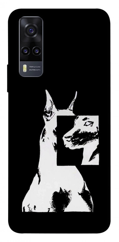 Чехол itsPrint Look для Vivo Y31, black, купить оптом с доставкой