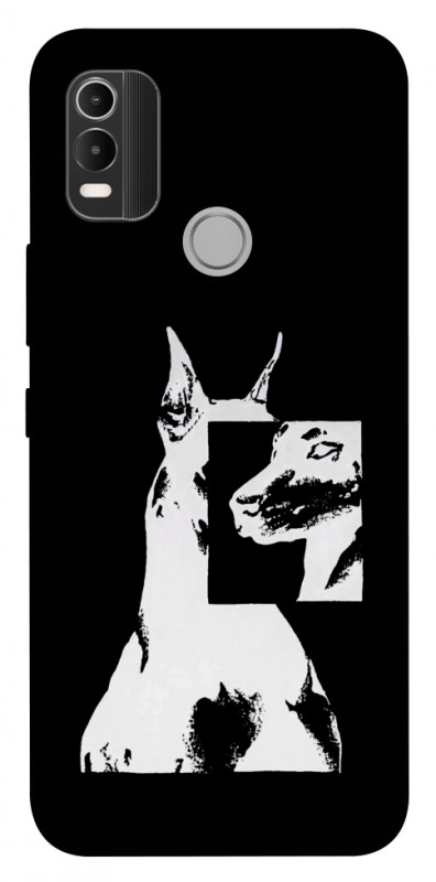 Чехол itsPrint Look для Nokia C21 Plus, black, купить оптом с доставкой