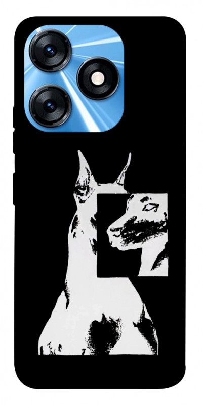 Чехол itsPrint Look для TECNO Spark 10 Pro, black, купить оптом с доставкой