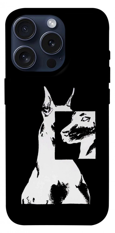 Чехол itsPrint Look для Apple iPhone 15 Pro (6.1"), black, купить оптом с доставкой
