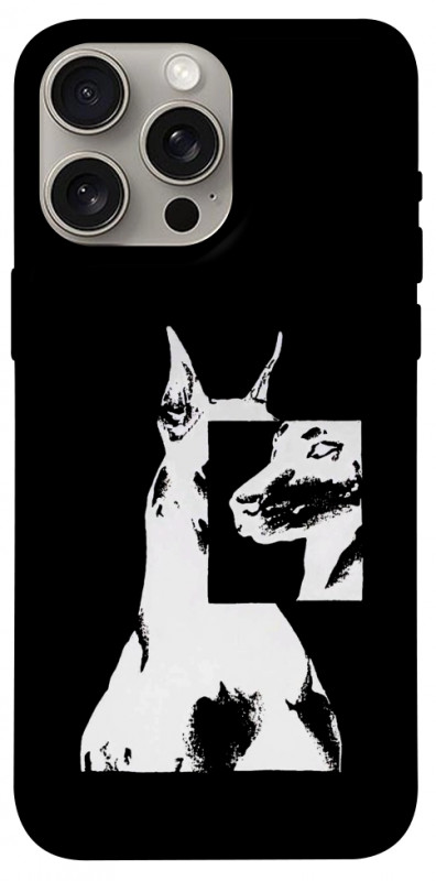 Чохол itsPrint Look для Apple iPhone 15 Pro Max (6.7"), black, купити оптом з доставкою