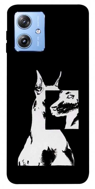 Чохол itsPrint Look для Motorola Moto G84, black, купити оптом з доставкою