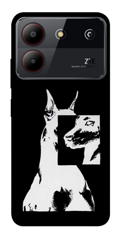 Чехол itsPrint Look для ZTE Blade A54 4G, black, купить оптом с доставкой