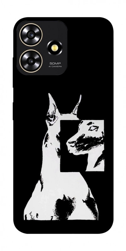 Чехол itsPrint Look для ZTE Blade A73 4G, black, купить оптом с доставкой