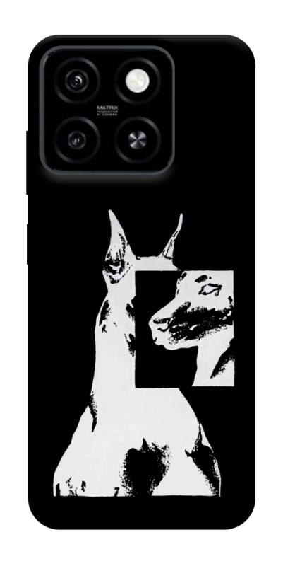 Чехол itsPrint Look для ZTE Blade A55 4G, black, купить оптом с доставкой