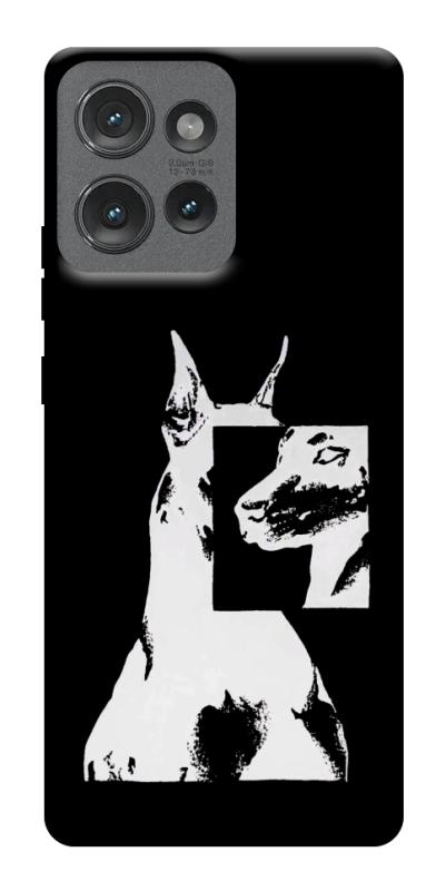 Чехол itsPrint Look для Motorola Edge 50, black, купить оптом с доставкой