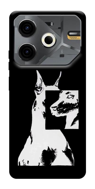 Чехол itsPrint Look для TECNO Pova 6 Neo (LI6), black, купить оптом с доставкой
