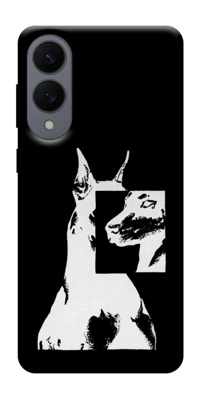 Чехол itsPrint Look для Samsung Galaxy S25 Edge, black, купить оптом с доставкой