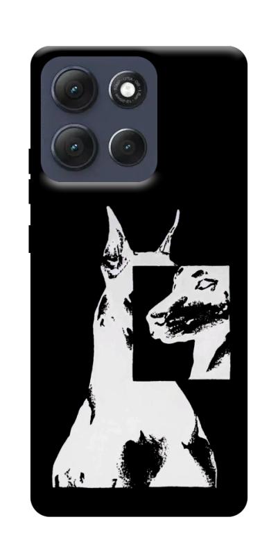 Чехол itsPrint Look для Motorola Moto G86 Power, black, купить оптом с доставкой