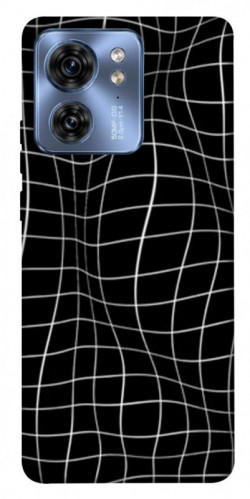 Чехол itsPrint Warped grid для Motorola Edge 40