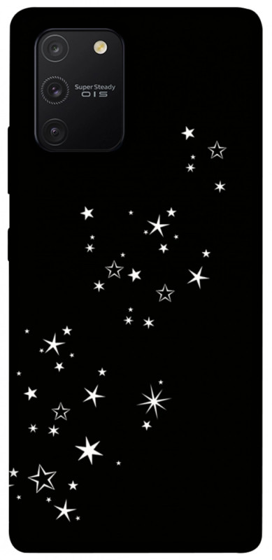 Чехол itsPrint Stars way для Samsung Galaxy S10 Lite, black, купить оптом с доставкой