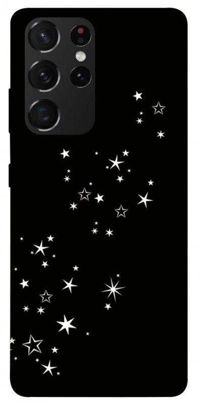 Чехол itsPrint Stars way для Samsung Galaxy S21 Ultra, black, купить оптом с доставкой