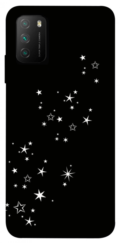Чехол itsPrint Stars way для Xiaomi Poco M3, black, купить оптом с доставкой