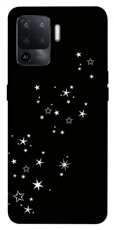 Чехол itsPrint Stars way для Oppo Reno 5 Lite, black, купить оптом с доставкой