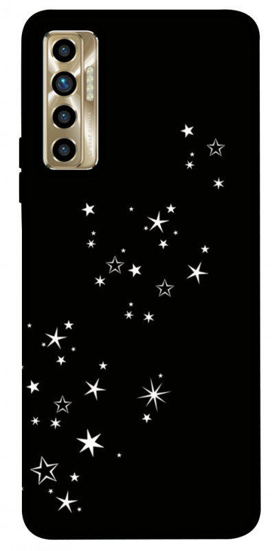 Чехол itsPrint Stars way для TECNO Camon 17P, black, купить оптом с доставкой