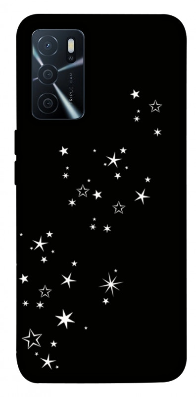 Чехол itsPrint Stars way для Oppo A16s / A16, black, купить оптом с доставкой