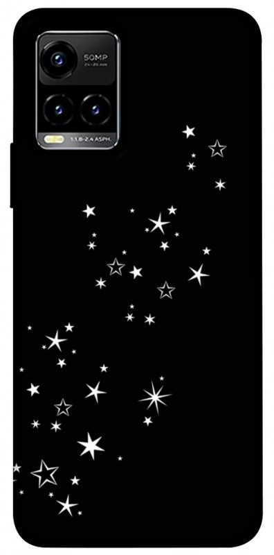 Чехол itsPrint Stars way для Vivo Y21 / Y33s, black, купить оптом с доставкой