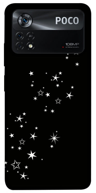 Чехол itsPrint Stars way для Xiaomi Poco X4 Pro 5G, black, купить оптом с доставкой