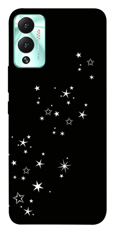 Чехол itsPrint Stars way для Infinix Hot 12 Play, black, купить оптом с доставкой