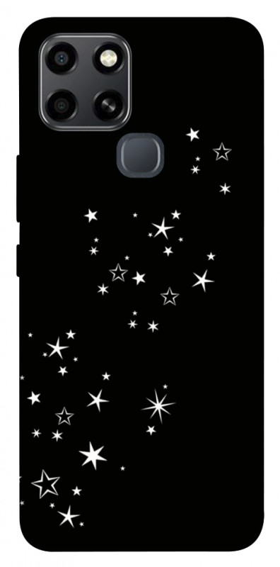 Чехол itsPrint Stars way для Infinix Smart 6, black, купить оптом с доставкой