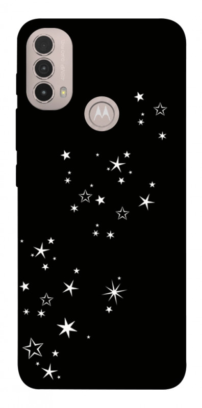Чехол itsPrint Stars way для Motorola Moto E40, black, купить оптом с доставкой