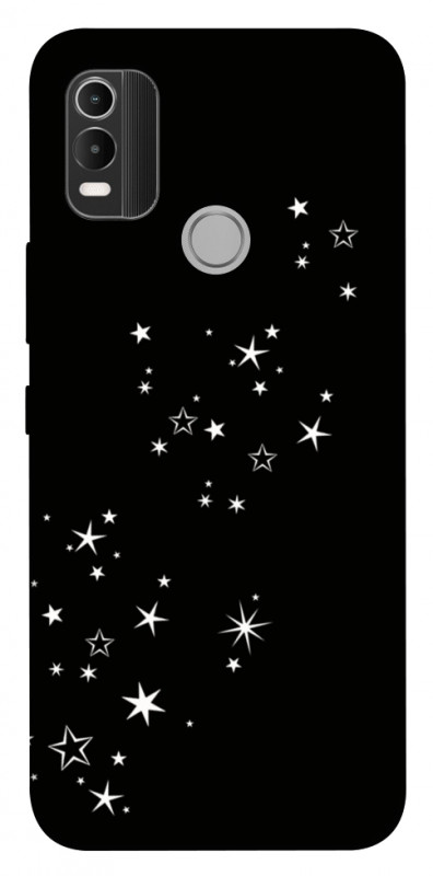Чехол itsPrint Stars way для Nokia C21 Plus, black, купить оптом с доставкой