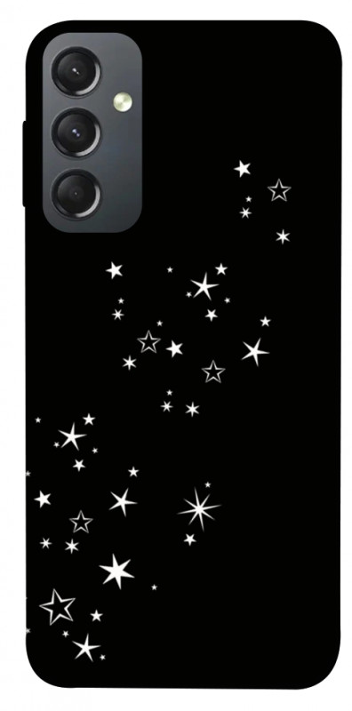 Чехол itsPrint Stars way для Samsung Galaxy A24 4G, black, купить оптом с доставкой