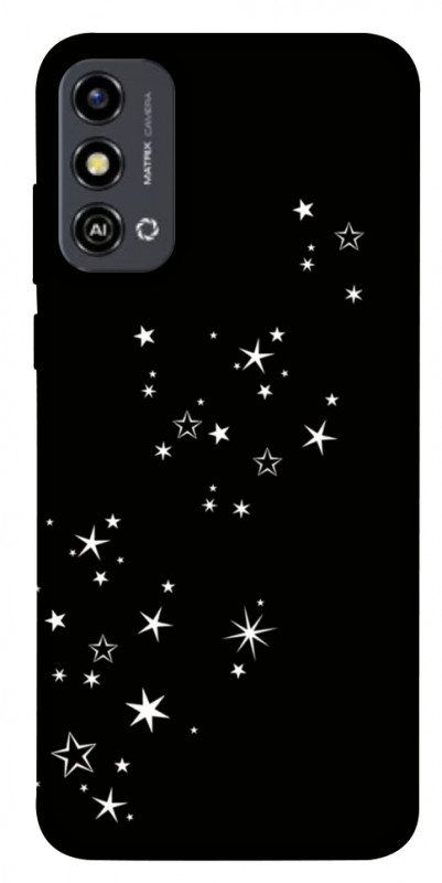 Чехол itsPrint Stars way для ZTE Blade A53, black, купить оптом с доставкой