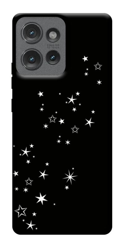 Чехол itsPrint Stars way для Motorola Edge 50, black, купить оптом с доставкой