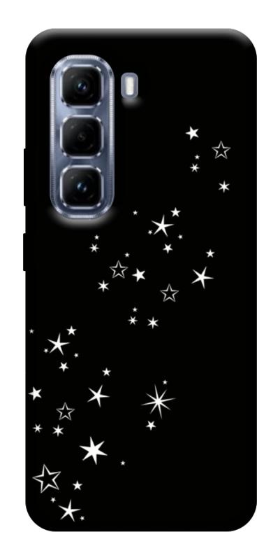 Чехол itsPrint Stars way для Infinix Hot 50 Pro, black, купить оптом с доставкой