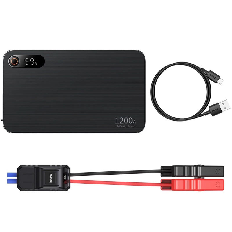 Пусковий пристрій (бустер) для автомобіля Baseus Super Energy Pro+ 12000mAh (C00245700111) на малюнкі №3