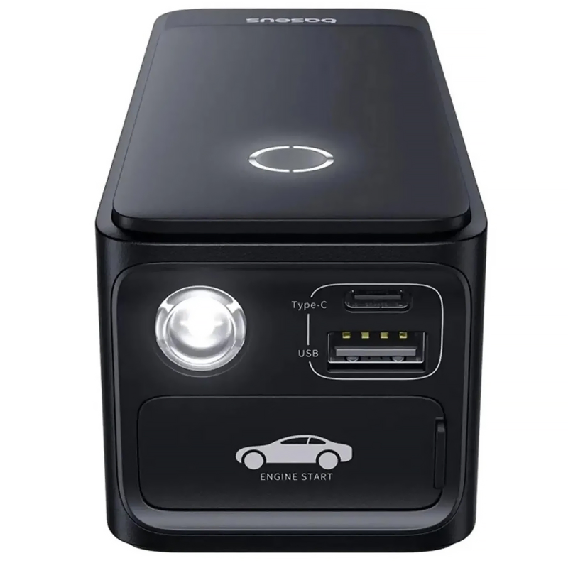 Пусковий пристрій (бустер) для автомобіля Baseus Super Energy Alpha Series 6000 mAh (C00259200121), Cosmic Black 2, купити оптом з доставкою