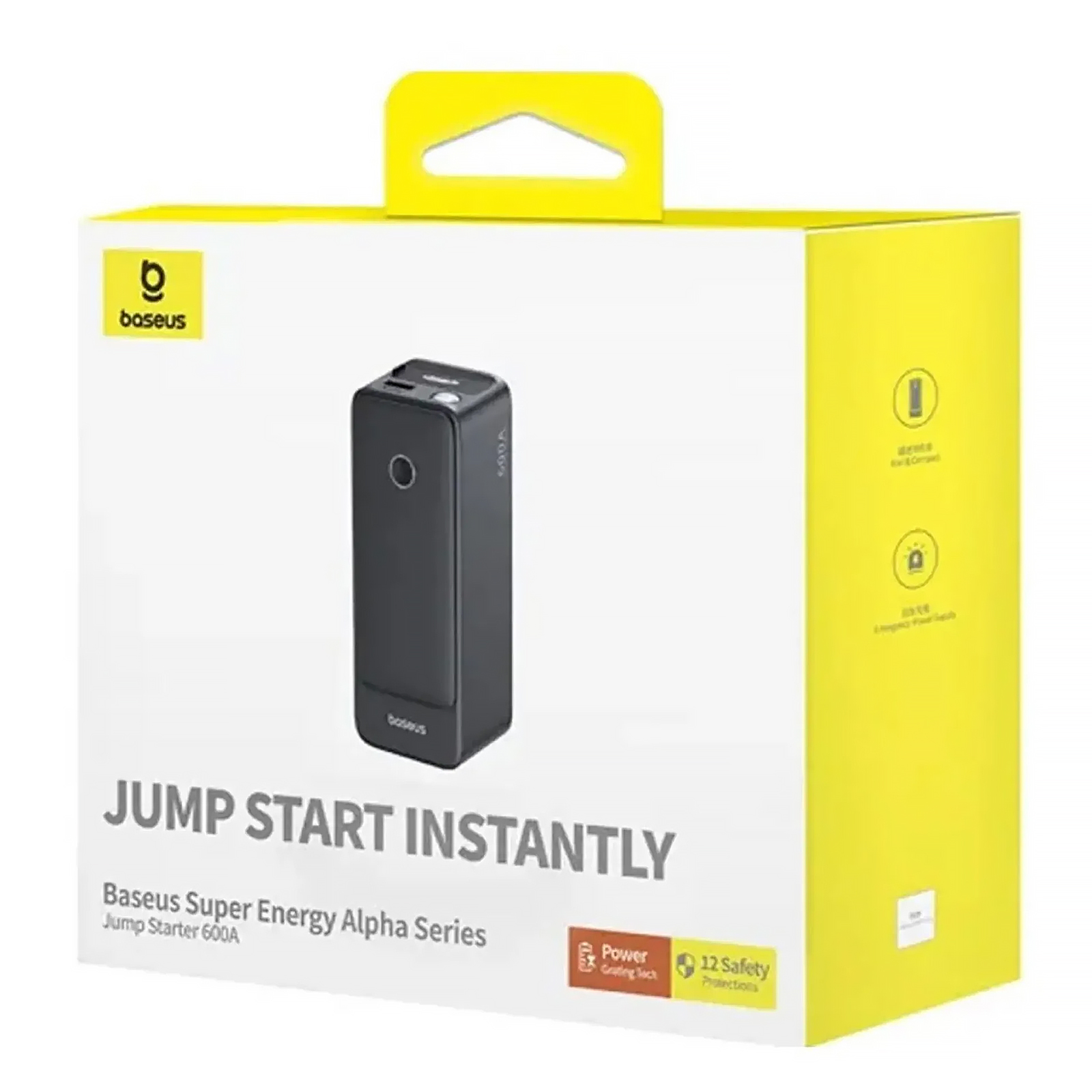Пусковий пристрій (бустер) для автомобіля Baseus Super Energy Alpha Series 6000 mAh (C00259200121), Cosmic Black 4, купити оптом з доставкою