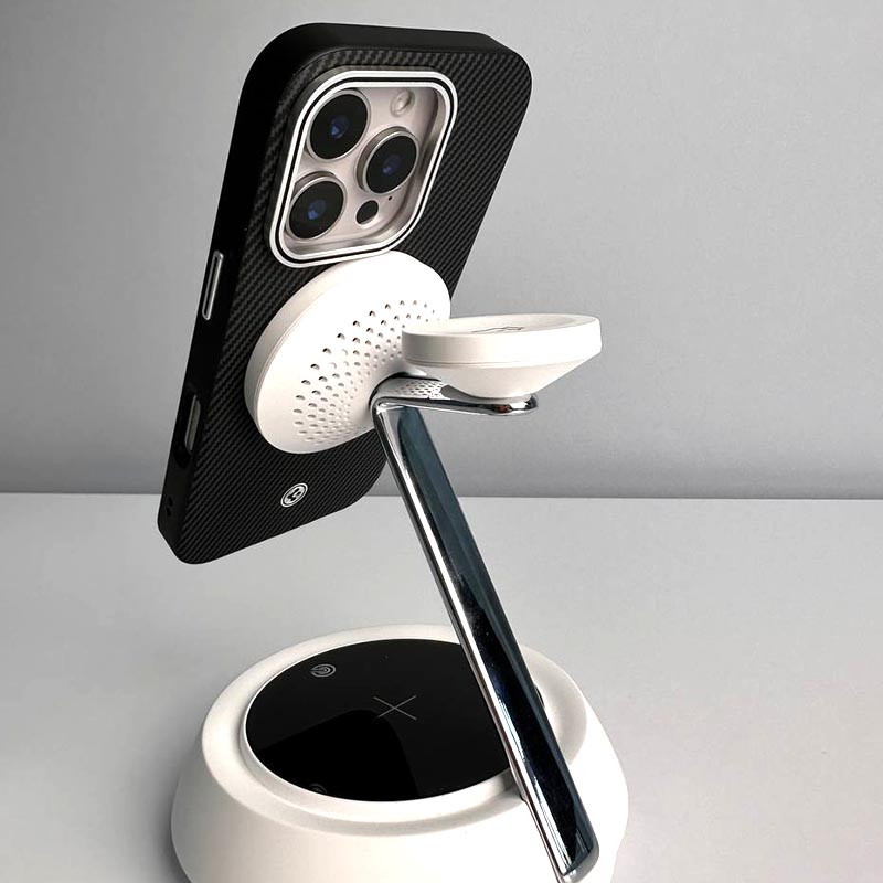 Чохол SGP PC+Leather with MagSafe для Apple iPhone 15 Pro Max (6.7) на малюнкі №3