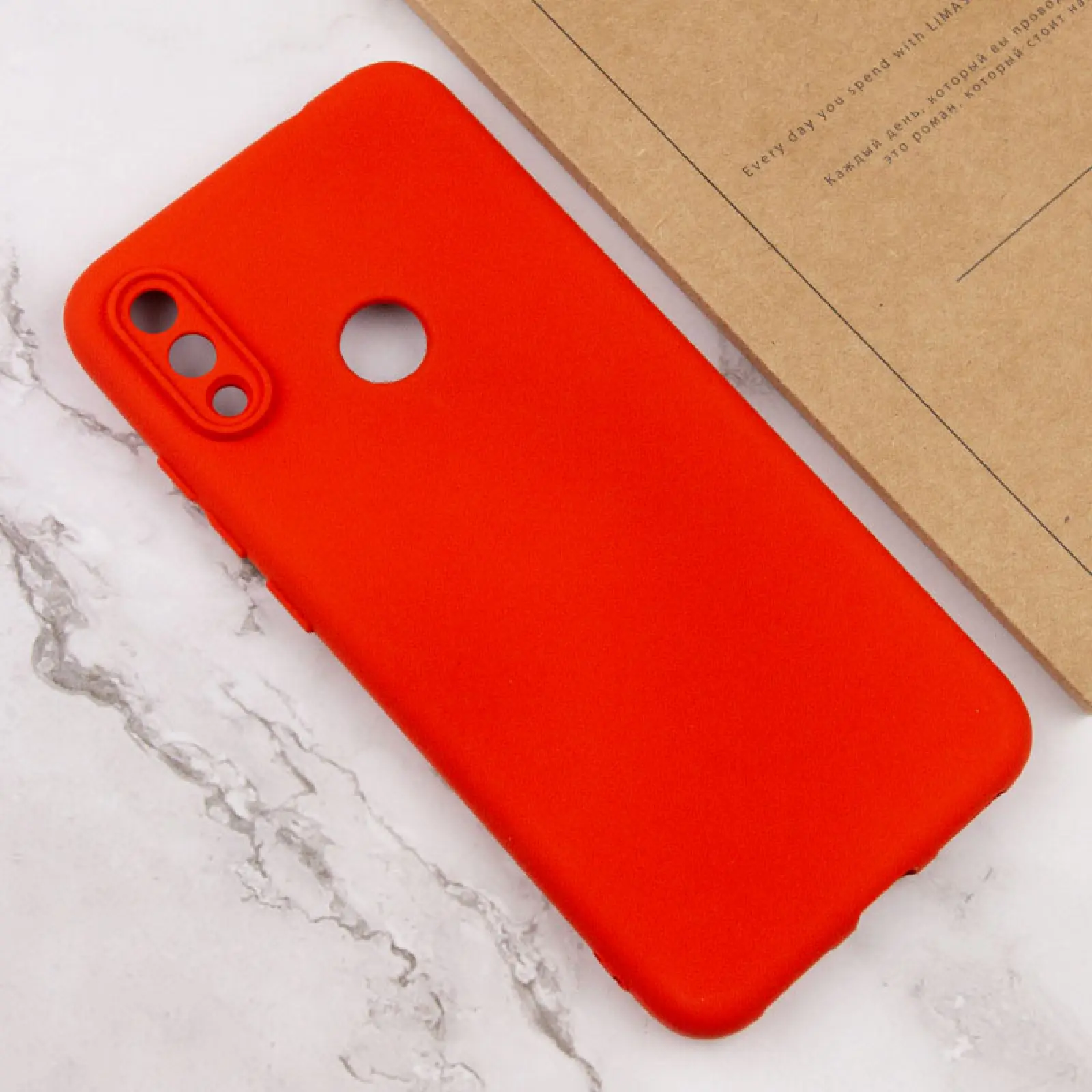 Чехол TPU GETMAN Liquid Silk Full Camera для Xiaomi Redmi Note 7 / Note 7 Pro / Note 7s, Красный / Red 3, TPU, купить оптом с доставкой