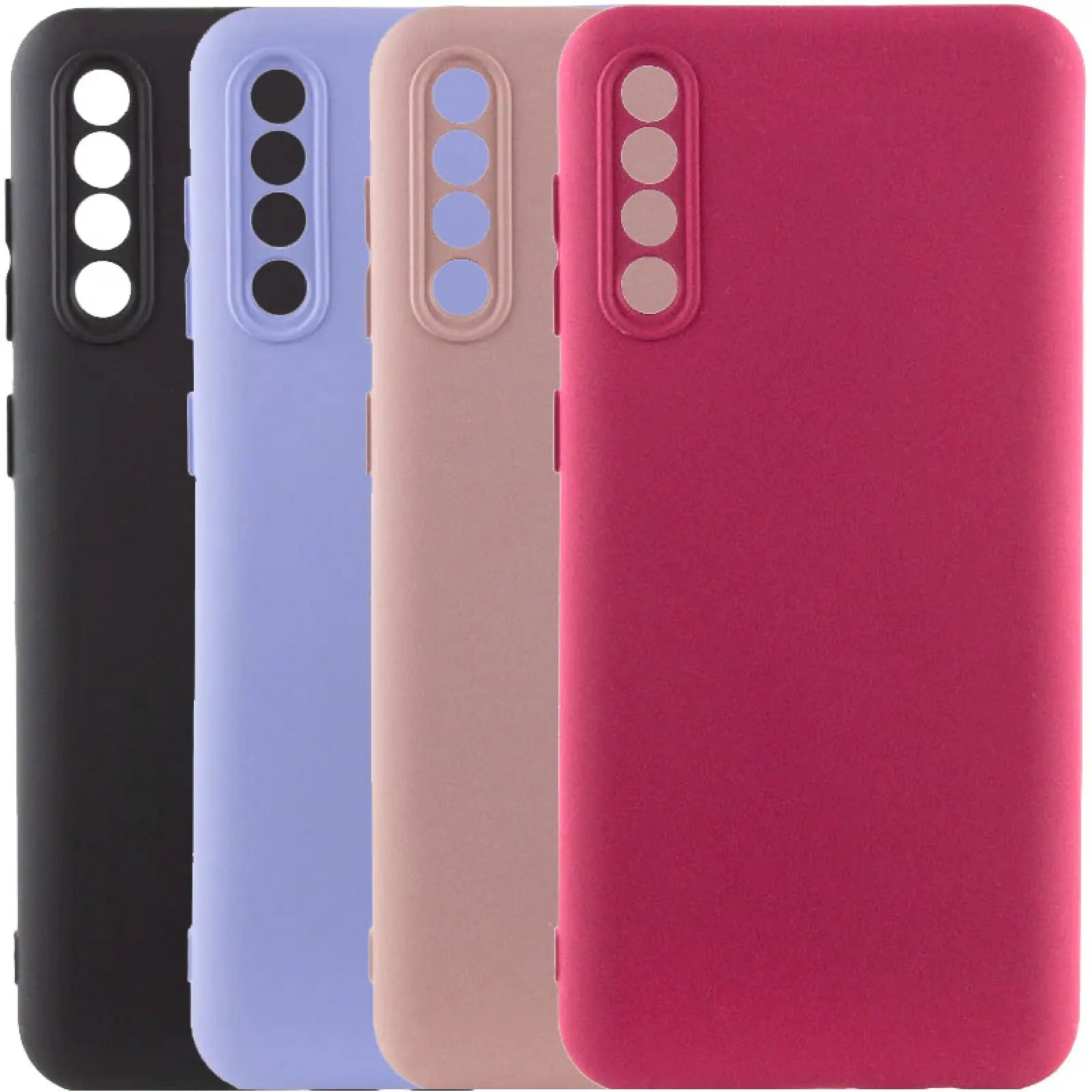 Чехол TPU GETMAN Liquid Silk Full Camera для Samsung Galaxy A50 (A505F) / A50s / A30s, TPU, купить оптом с доставкой