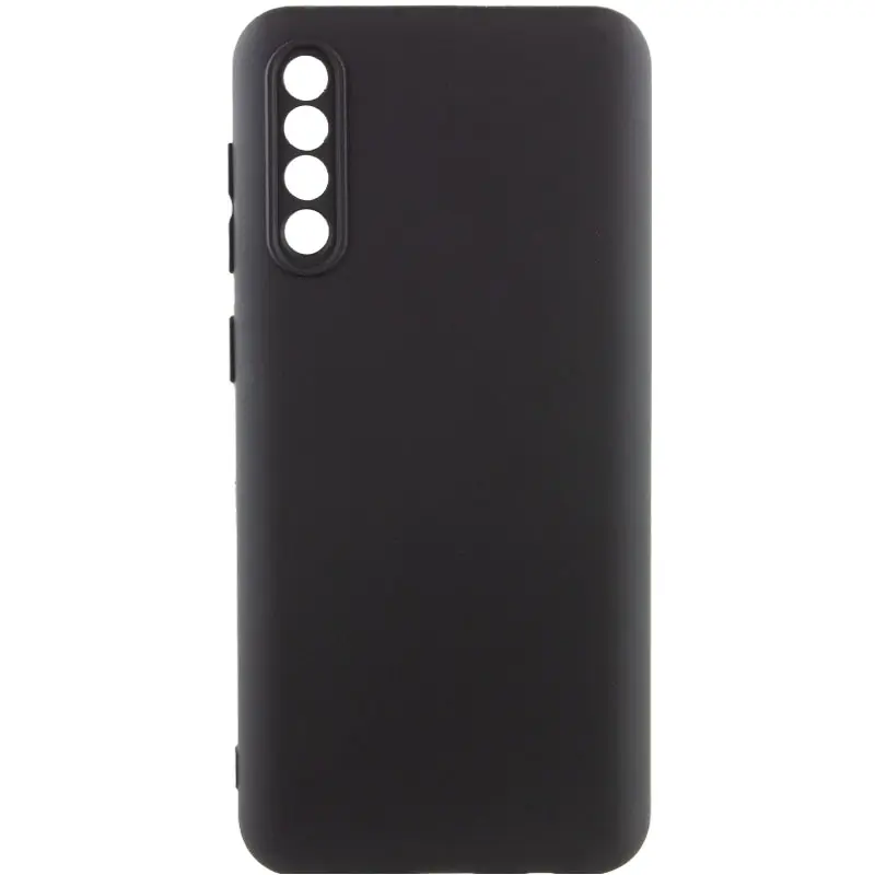 Чехол TPU GETMAN Liquid Silk Full Camera для Samsung Galaxy A50 (A505F) / A50s / A30s, Черный / Black, TPU, купить оптом с доставкой