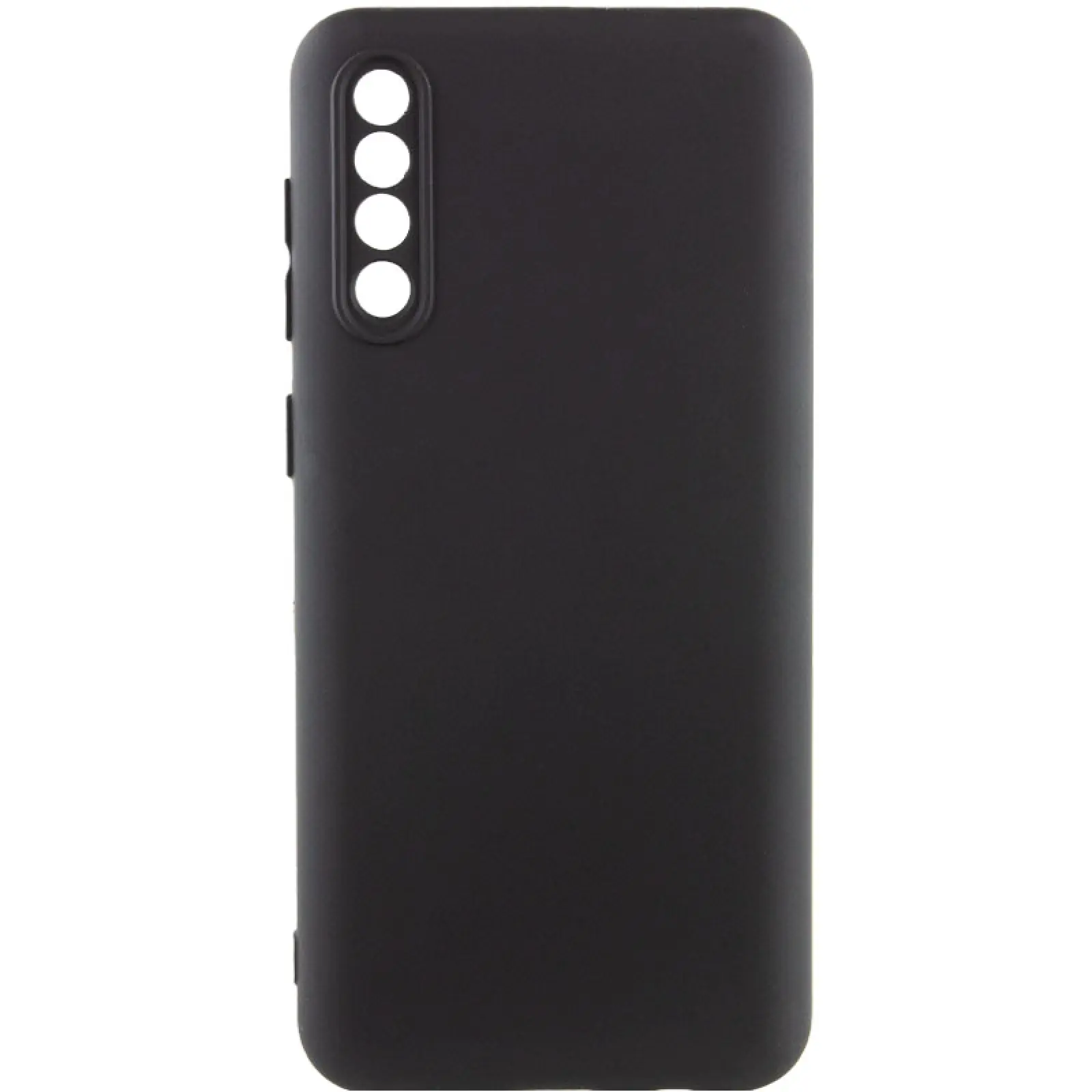 Чехол TPU GETMAN Liquid Silk Full Camera для Samsung Galaxy A50 (A505F) / A50s / A30s, Черный / Black, TPU, купить оптом с доставкой