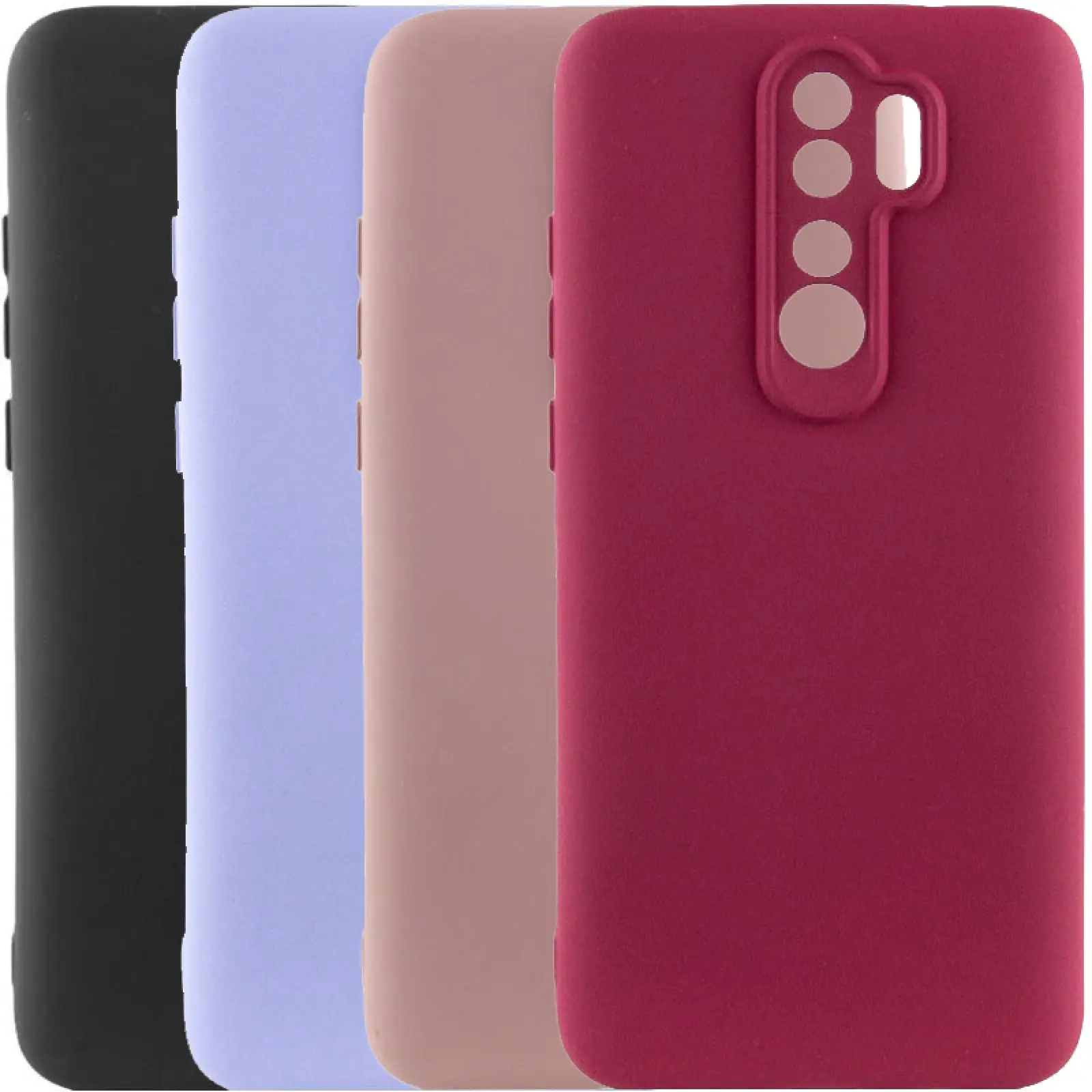 Чохол TPU GETMAN Liquid Silk Full Camera для Xiaomi Redmi Note 8 Pro, TPU, купити оптом з доставкою