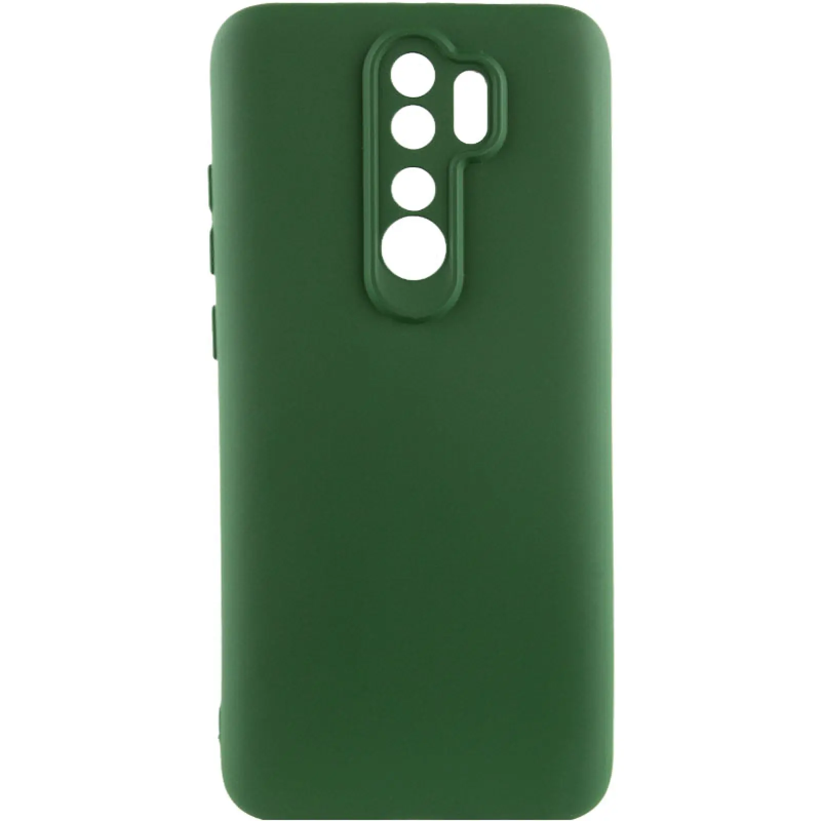 Чохол TPU GETMAN Liquid Silk Full Camera для Xiaomi Redmi Note 8 Pro, Зелений / Dark green, TPU, купити оптом з доставкою